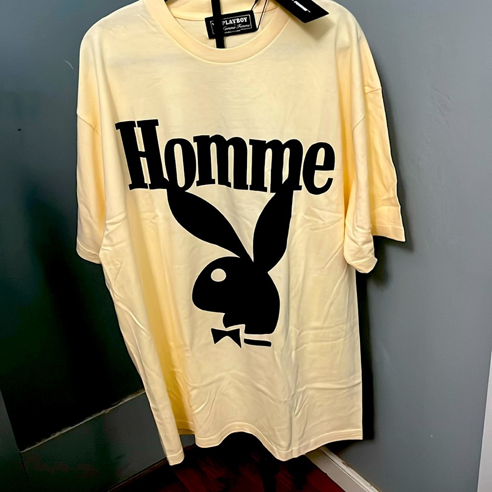 2x Homme femme playboy line t-shirt